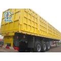 80ton 3 alxes side dump semi trailer