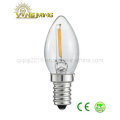 C7 1W 220V Dimmable LED Filamento Bulb