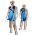 Women digital print sublimated netball jersey dress