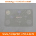 Security 3D Laser Transparent Hologram Film ID