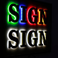 Metal LED Illuminated Backlit Letters Sign