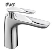 Luxury Chrome Brass Single Handle Basin Faucet