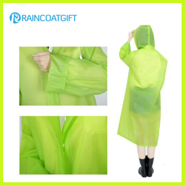 Art und Weise freie PVC-Frauen Poncho Regenbekleidung Rvc-157