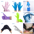 Multi-colored Food Grade Purple Nitrile Gloves