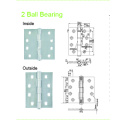 Bisagras de puerta de rodamiento de bolas de acero inoxidable