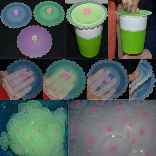 Best Selling Drinking Glass Silicone Lids