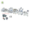 Flatbed die cutting punching line