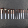 Private Label Logo plastic Cosmetic Makeup Brush Set