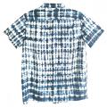 Men Casual Rayon Tie Dyed Short Sleeve Shirt