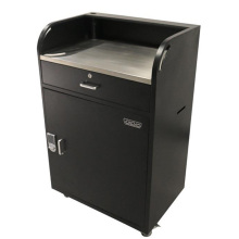 Multifunction Metal Reception Podium with Key Storage