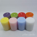 arts gift solar home light pillar candle