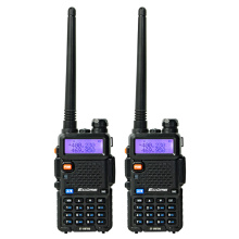 ECOME ET-UV100 Intercomisario inalámbrico Walkie Talkie Dual Band Two Way Radio 2 PCS