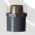 Adaptateur mâle ASTM SCH80 UPVC couleur gris foncé