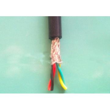 Insulated PVC twisted braided shielded flexible cable