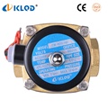 2W Model Brass Material 1 Inch Water Solenoid Valve