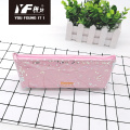 Custom girlhood lovely solid color PVC pencil case