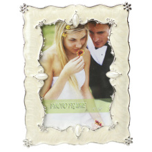 Expoxy Ivoire et perles Photo Frame pour cadeaux de mariage