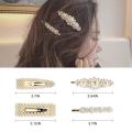 LADES 4 Pack Pearl Hair Clip Hair Accessories