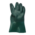 11inch Green Double dipped pvc gloves