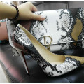 New Collection Snake Pattern High Heel Shoes and Bags (G-7)