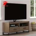 Moderner TV-Standfuß aus Holz für Flachbildschirm