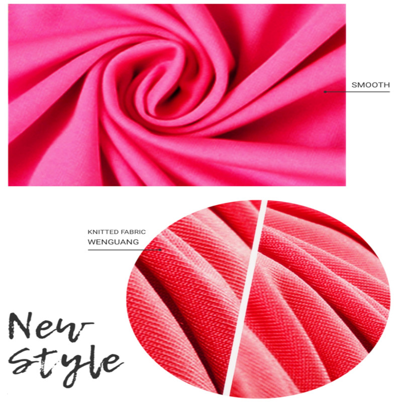 Rose Red Polyester Stretch Smooth Milk Silk Fabric01