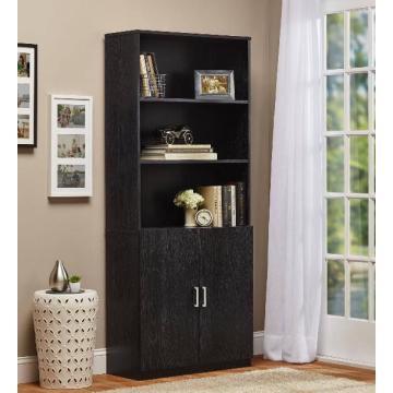 Wooden Office Room Divider Display Bookcase with Doors