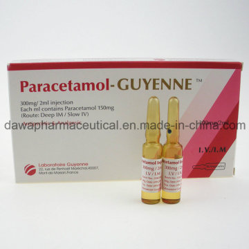 Injection efficace de paracétamol