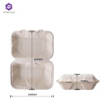 Almuerzo desechable degradable Bento Cardboard Cardboard Lunch Box Plato de papel Microondas Plato de papel Restaurante Suministros Suministros Tamaño personalizado