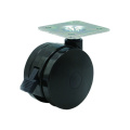 Lightweight Furniture Casters with Nylon Twin Wheels