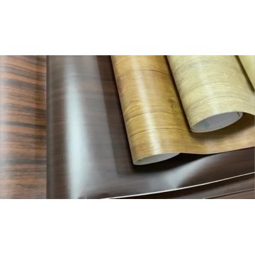 Vinyle en bois de film mat de grain de bois de PVC
