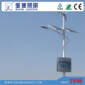 6mpole 30W LED 300W Turbine Solar Wind LED Light