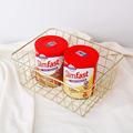 Gold Metal Wire Storage Basket