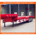 3 Axles Low Bed Semi Trailer Lpw Bed Flat Trailer