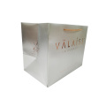 Rose gold foil texture paper shopping bags