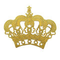 Fer sur les patchs brodés Royal Imperial Crown King