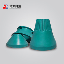 Austenitic Manganese Steel Castings Crusher Mantle Concave