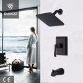 Oil-rubbed Bronze Bath Wall Mounted Shower Mixer Set