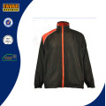 OEM New Design impermeável à prova de vento poliéster azul escuro Stripe Basket Sport Men Jacket