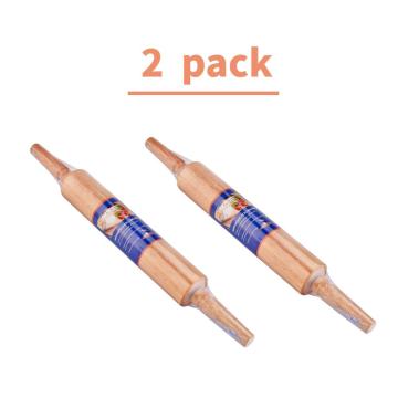 2 Pack of 17" Wooden Roller Rolling Pin