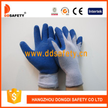 Ddsafety Вязаные рабочие перчатки Покрытие Blue Latex Dkl329