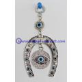 Evil Eye with Horse Shoe Protection amulet wall hanging decoration ornament