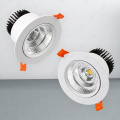 Luminária de mancha branca GU10 LED COB Downlight