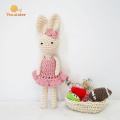 Organic Cotton Amigurumi Doll Bunny Toy Baby