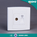 Igoto UK Standard TV Socket and 4 Core Tel Socket