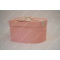 Pink wallpaper bow tie heart gift box