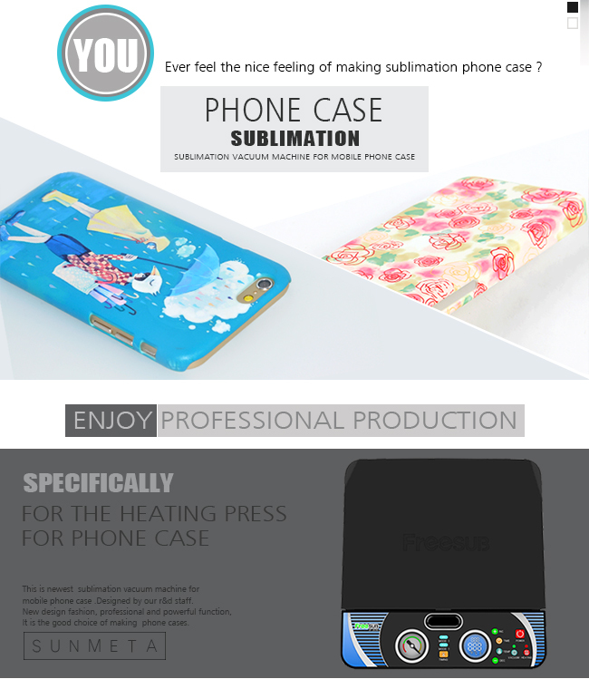 3D Phone Case Sublimation Heat Press Machine