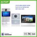 Touch screen IP video multiple intercom system