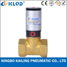 Q22HD-40 2/2 Way Piston Type Brass Material Pneumatic Piston Valve