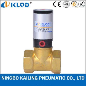 Q22HD-35 2/2 Way Piston Type Brass Material Pneumatic Shut-off Valve